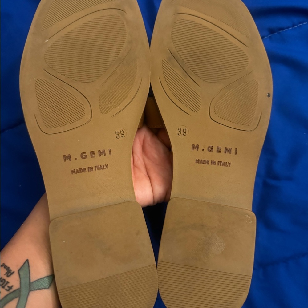 M. Gemi The Melissa Brown Leather Mules - Picture 5 of 5